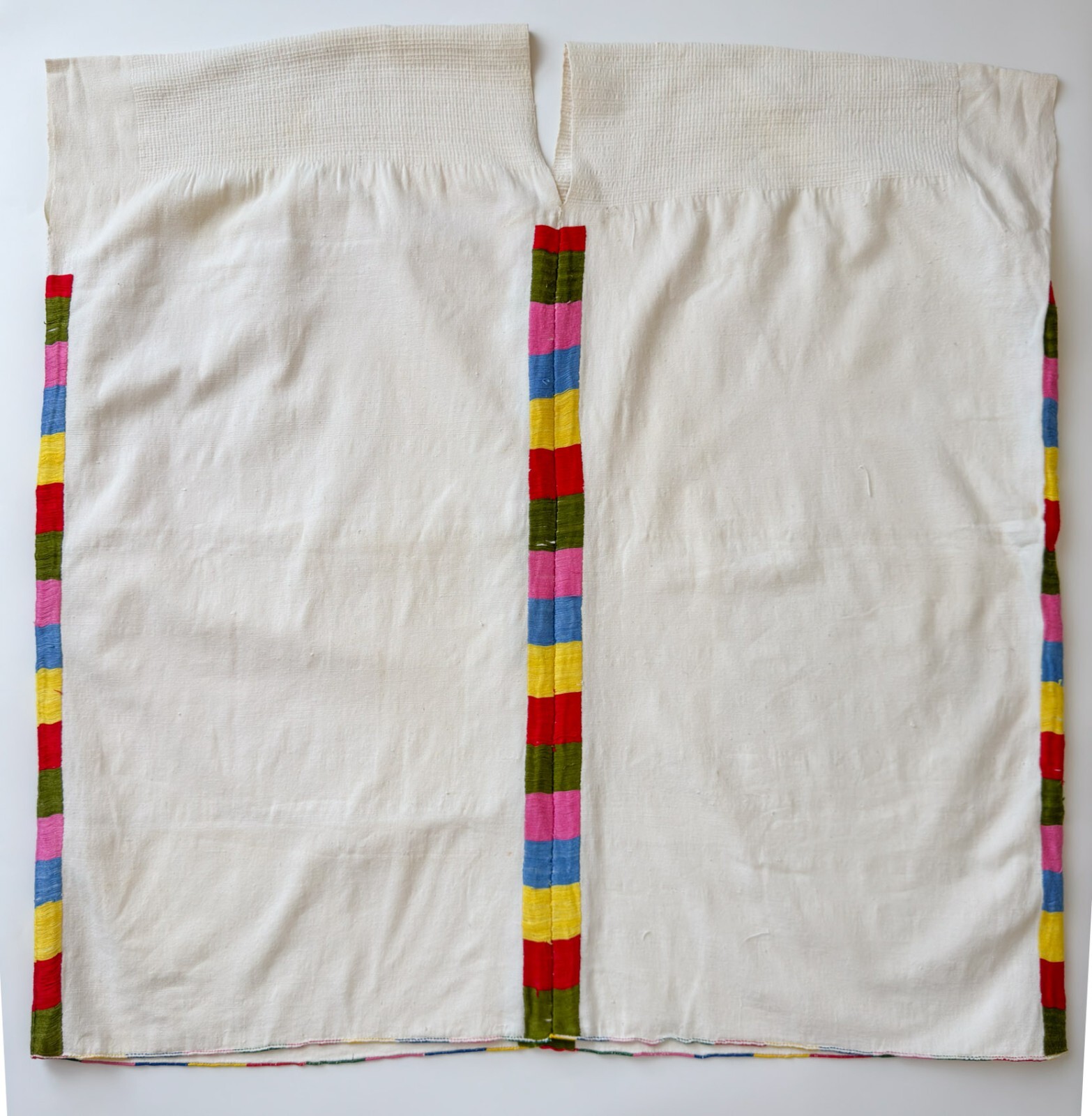 Rare Authentic Vintage Mexican Textile Zapotec Huipil Tunic Yalalag Oaxaca 60’s