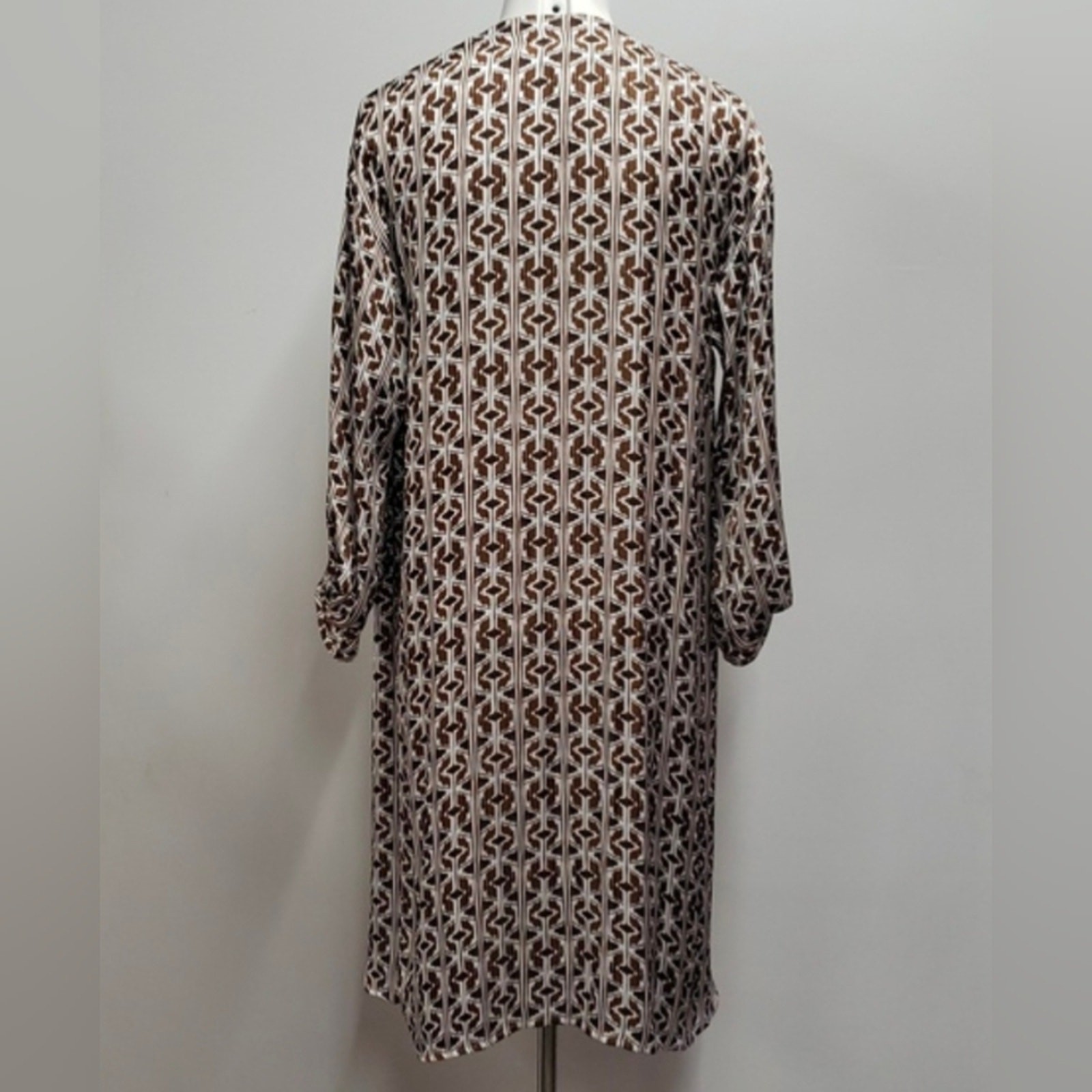 Chico’s Longline Geometric Kimono Women’s Size Small/Medium Travel Effortless