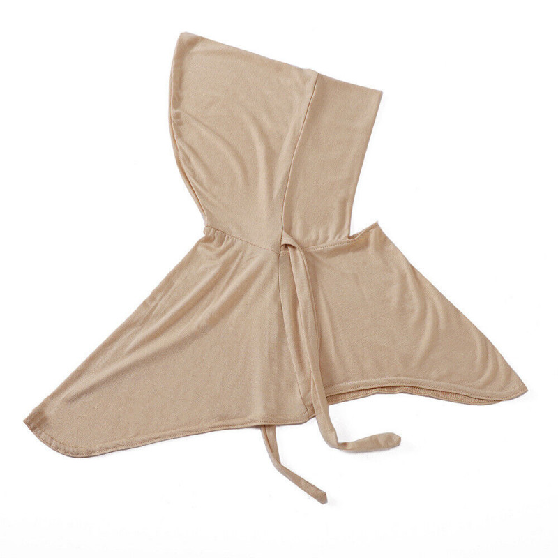 Muslim Middle Eastern Solid Color Bandage Elastic Base Hat Scarf Nikab Cap Hat