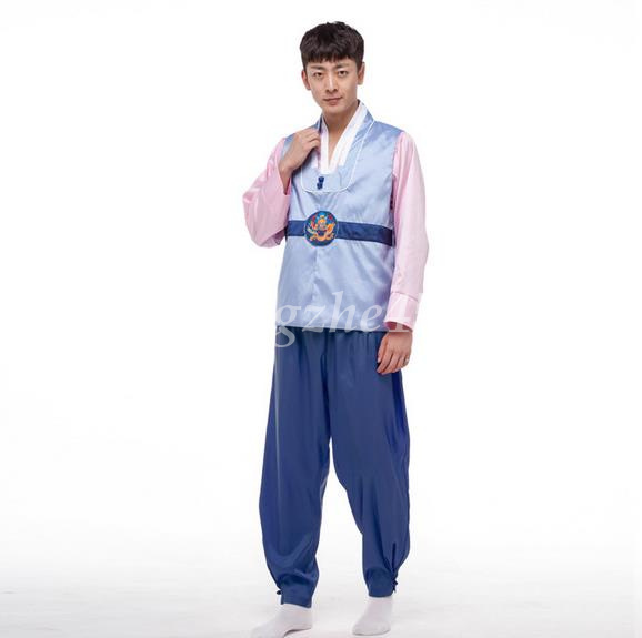 Men Hanbok Dress Korean Traditional Classic Clothing Korean National Stage Dress
