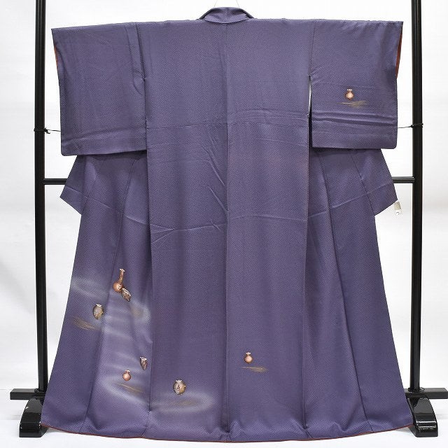 Vintage Japanese Kimono | Houmongi | Purple Silk | Vessel | rr1576b