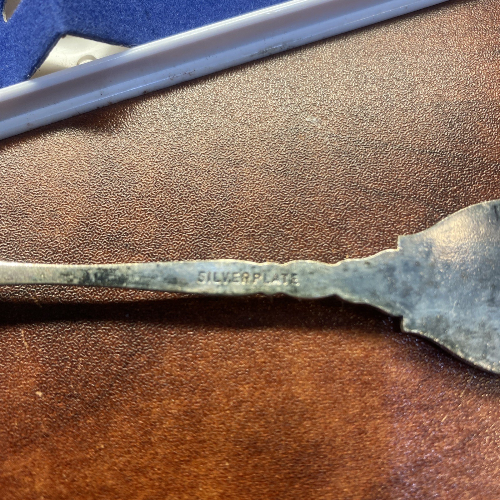 Man in Kilt w/ Bagpipes Vtg Souvenir Collector Spoon 4.5″ Silver Plated