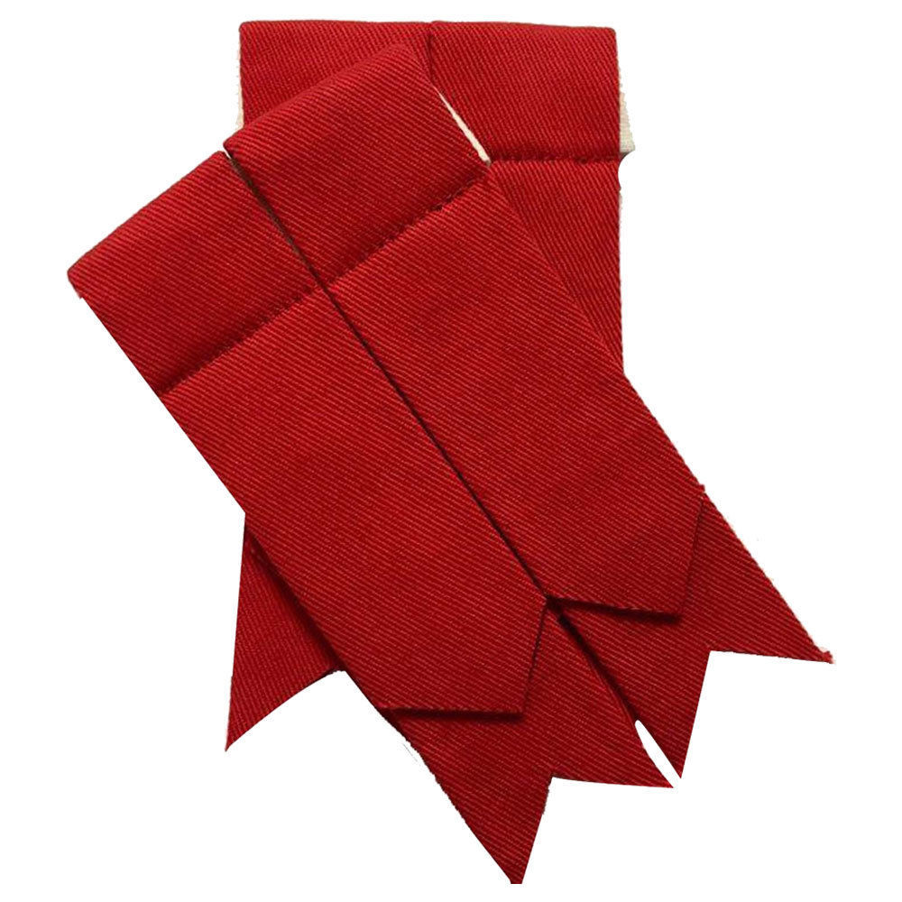 Scottish Kilt Hose Flashes Plain Red/kilt Sock Flashes/kilt Flashes Red
