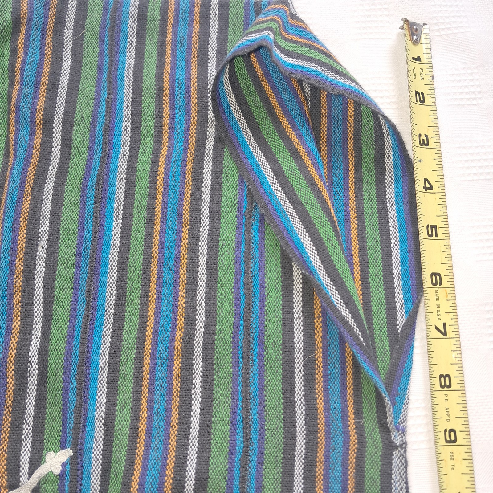 VTG Unisex BATAKARI SHIRT, Orange,green,Blue, Embroidered, Boho, Reggae, Muslim