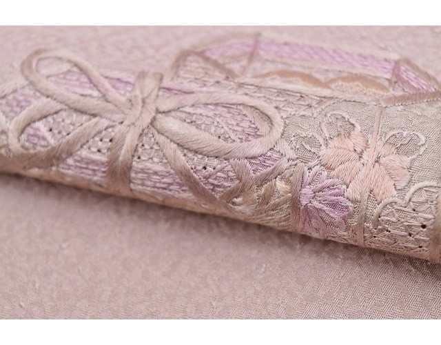 Vintage Japanese Kimono | Houmongi | Lavender Silk | Vessel | rr0627b