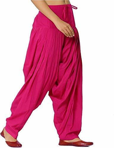 100% pure cotton Multi-colors Plain Patiala Salwar Pants for Women & Girls