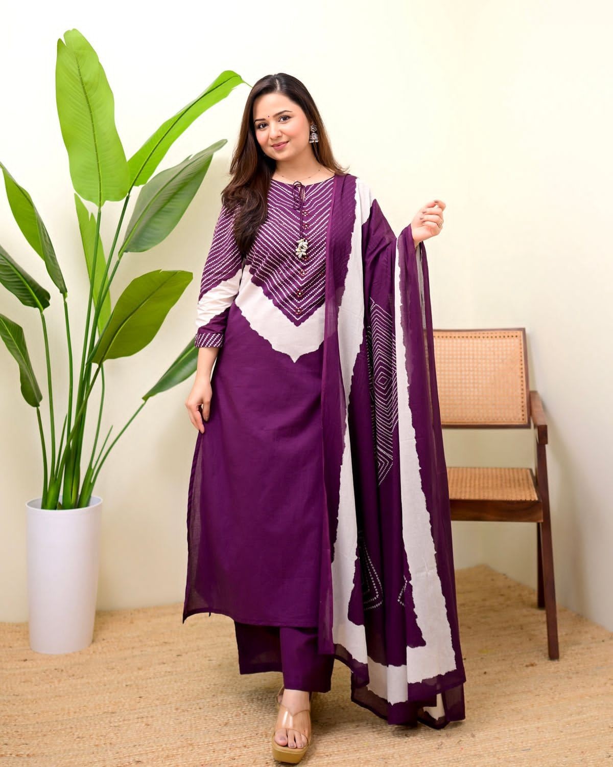 Indian Bollywood Ethnic Kurti Pant Dupatta Set Designer Beautiful Top Kurta Set