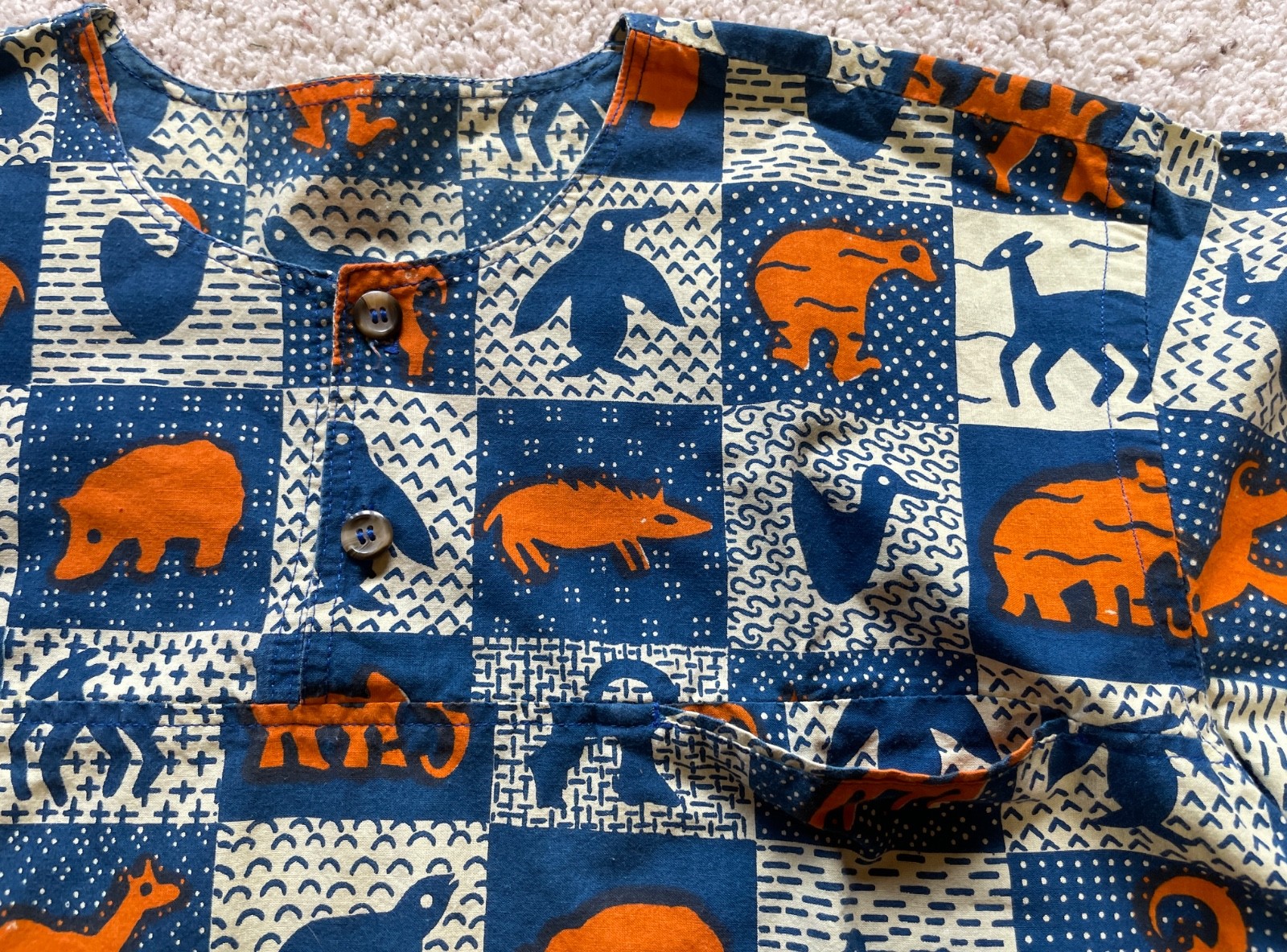 African Print Dashiki Shirt – Benin – AFRICAN ANIMALS