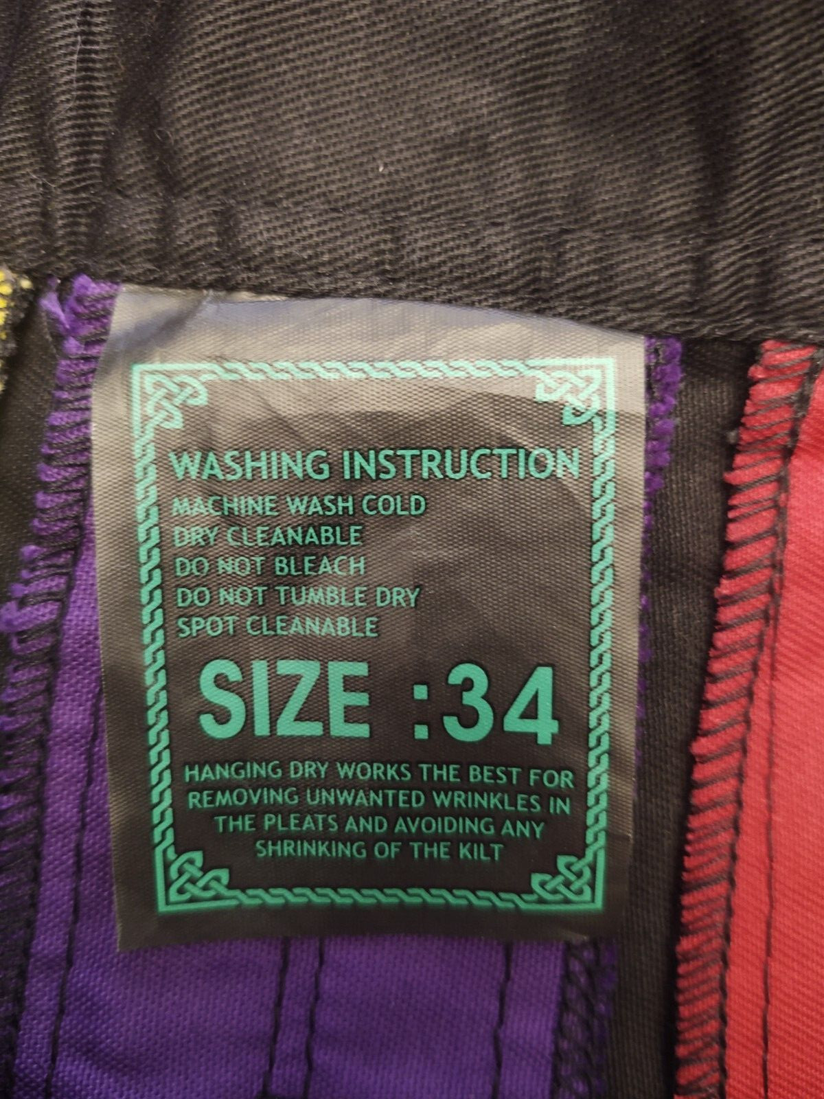 American Highlander Women’s 34 Scottish Kilt Kilts Rainbow Multi Color Brand New