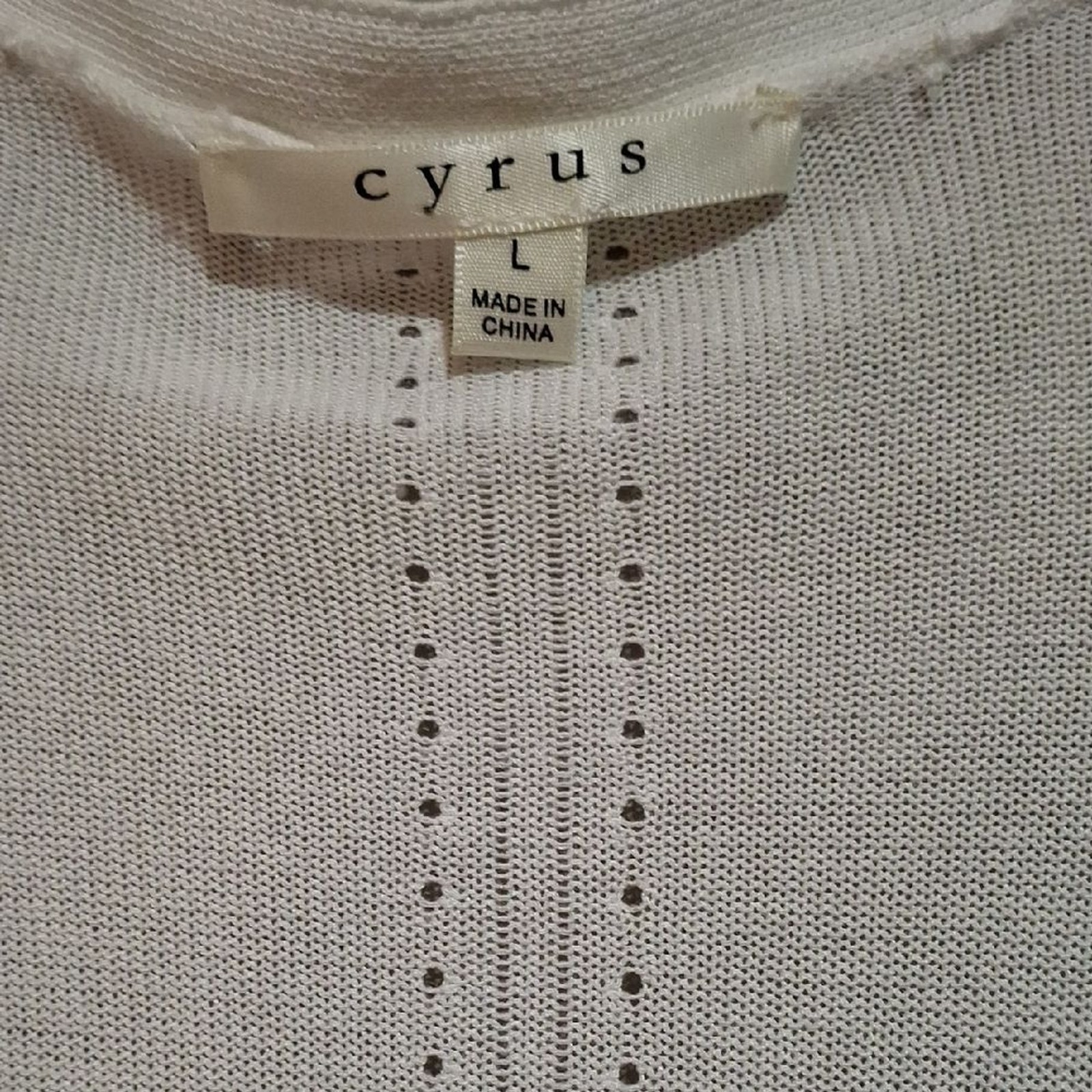 Cyrus Cream Women’s Cardigan 100%viscose Size L