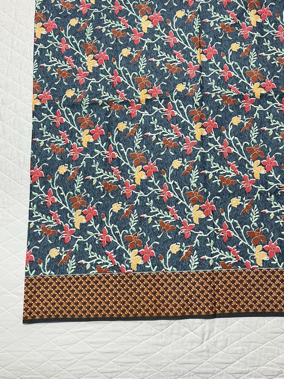 Southeast Asia 100% Cotton Sarong, Malong, Tapis Wrap Around Skirt Floral Design