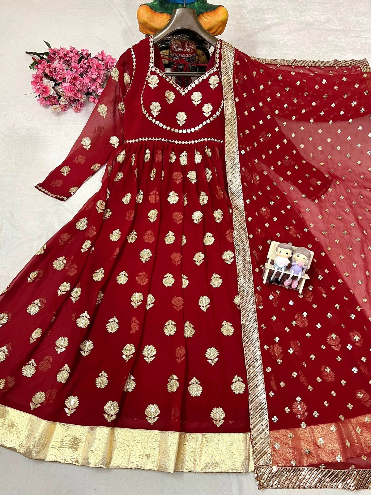 Anarkali Gown Indian Dress Salwar Kameez Ready made Party Wedding Bollywood
