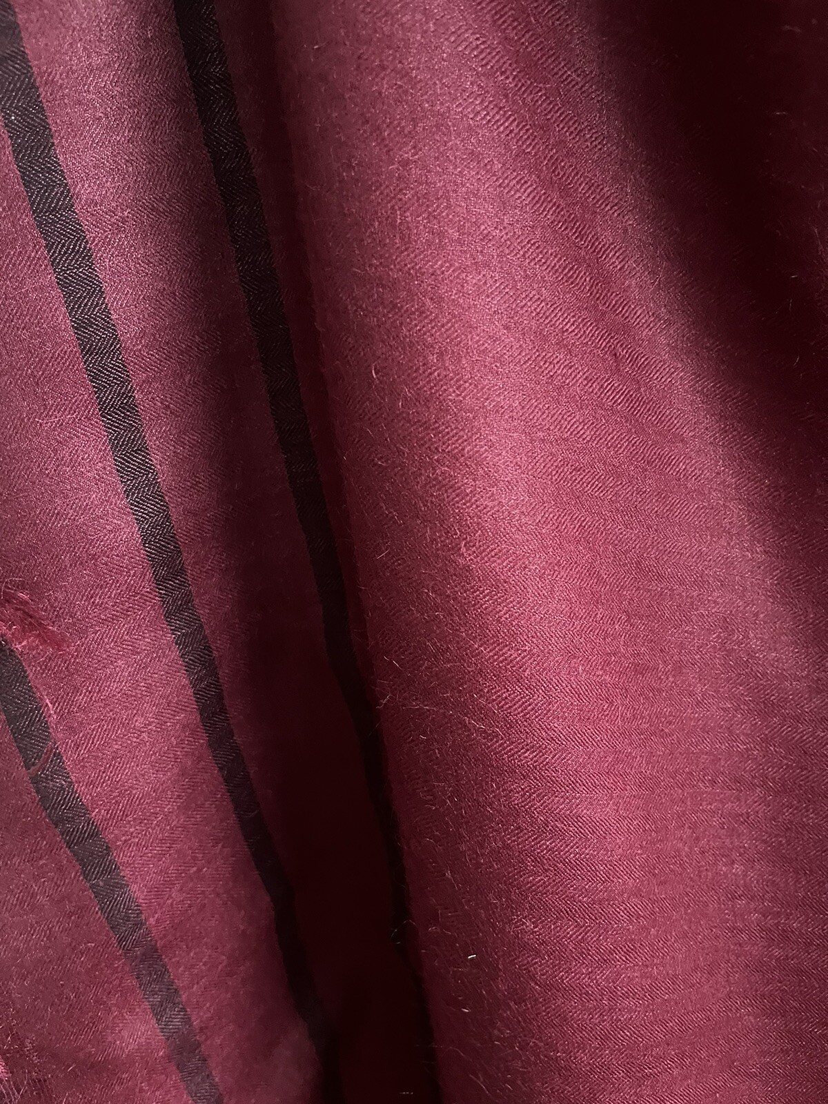 NWT FabIndia style Handloom Tussar soft Silk Saree sari Wine 🍷 / Ivory Pick 1