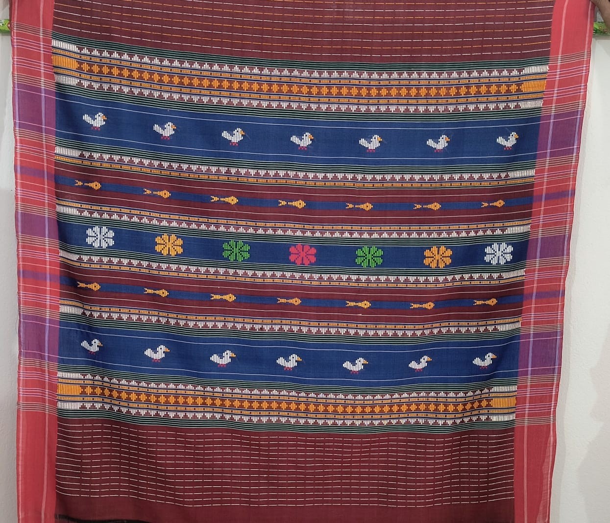 Wedding Odisha Premium Quality cotton ganjam bomkai Handwoven Pure natural dyed