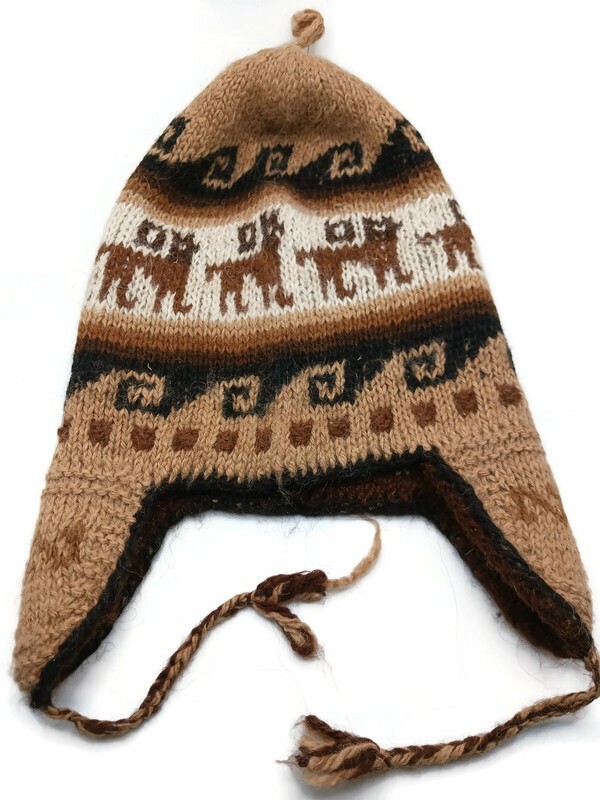 Chullo Unisex Handwoven Alpaca Wool For Warm Winter
