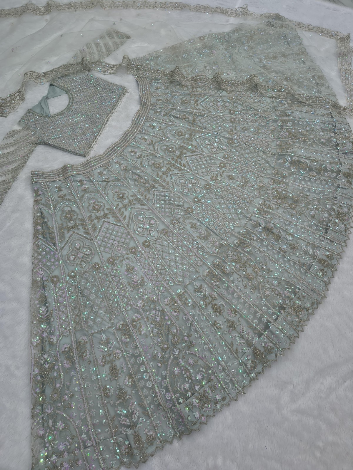 Premium Butterfly Soft Net Lehenga Embellished With Beautiful T Embroidery