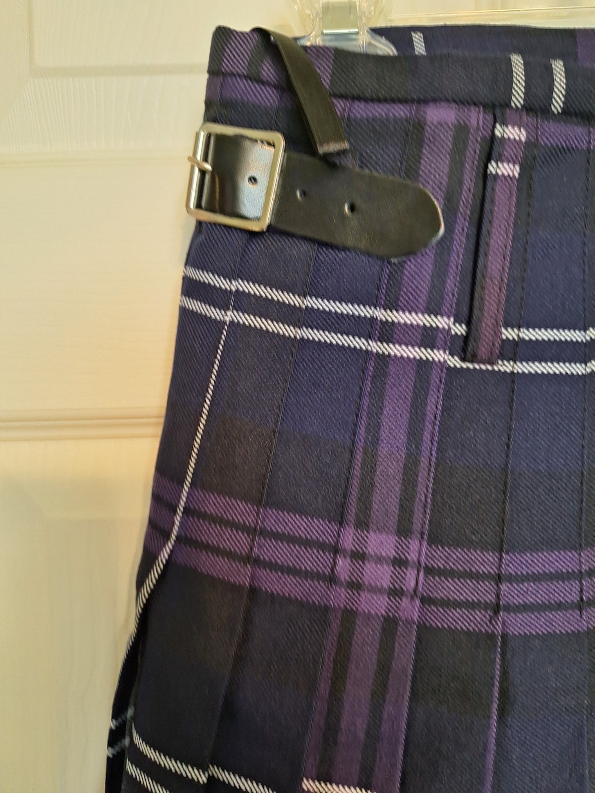 The Kilt Boyls Deluxe Kilt Heritage of Ireland Black/purple Youth 9-10 yrs New
