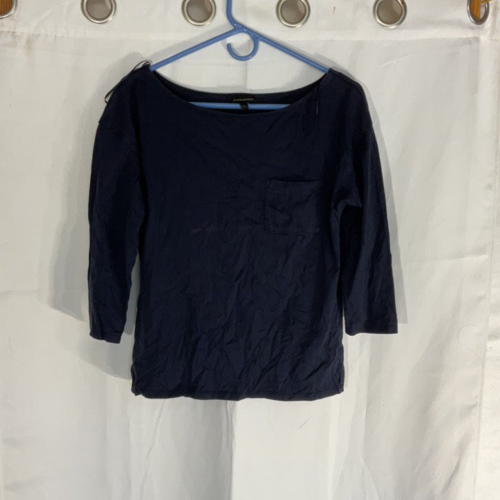 Banana Republic Women’s Navy Long Sleeve Shirt – Size S · Used