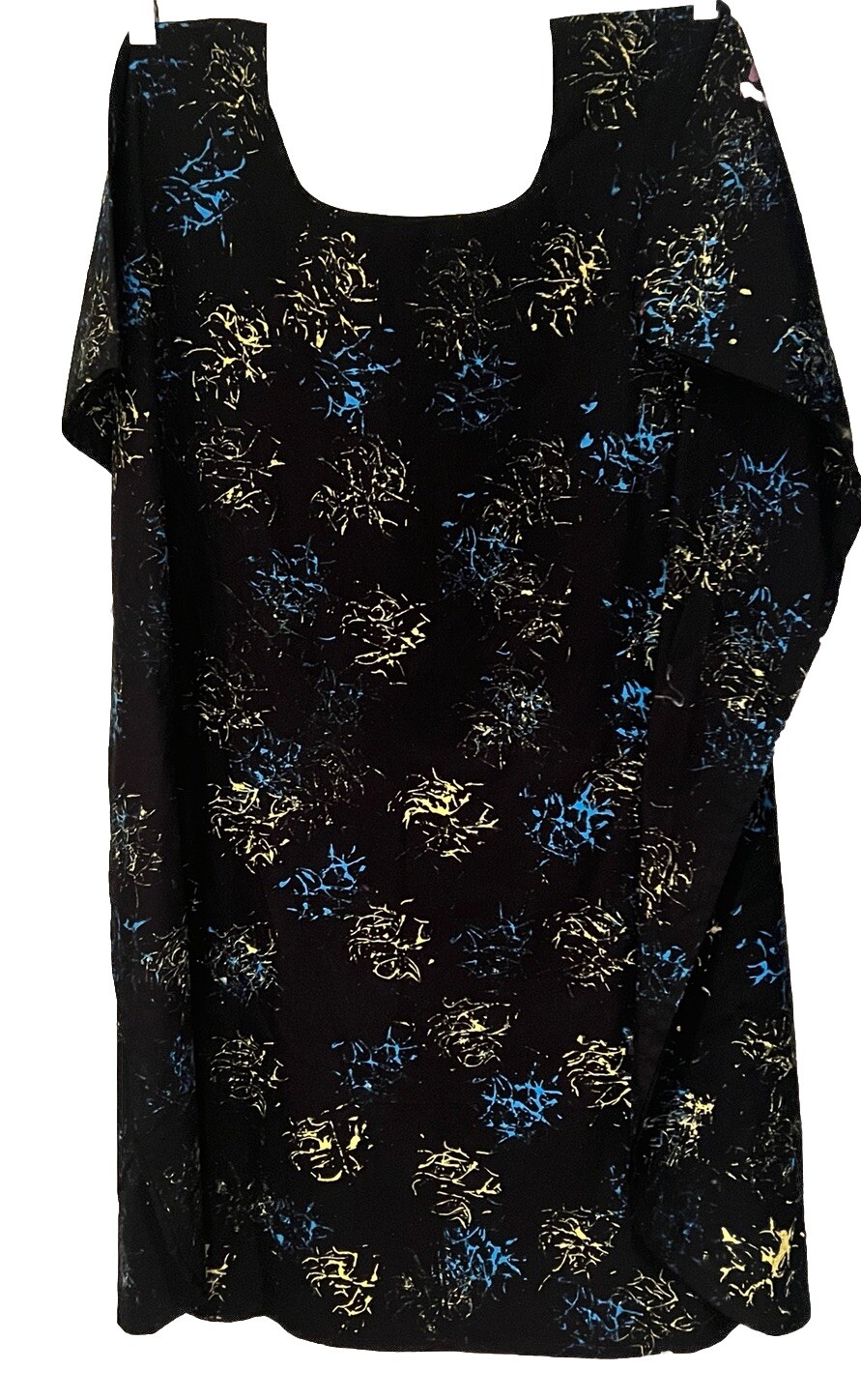 Women’s Nigerian 2-Piece Top and Stretch Tights Party Hand painted New M-L