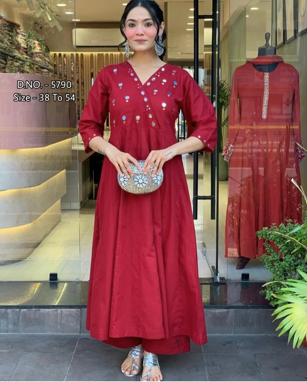 Fully Stitched Readymade Salwar Kameez Indian Designer Plus Size Kurta Palazzo