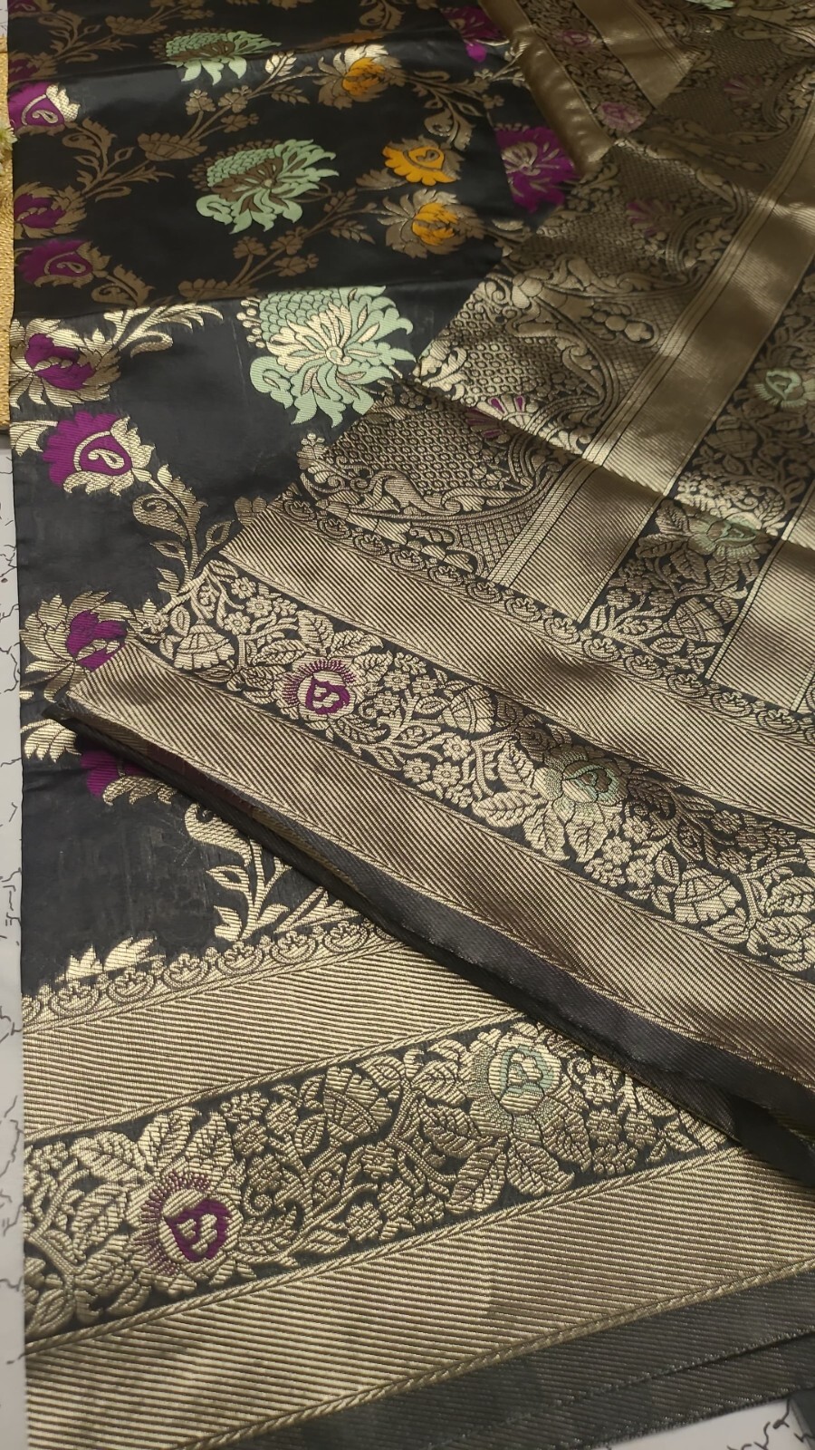 Designer Sari Bollywood Bridal Silk Saree Blouse South Indian Party Wear Saree