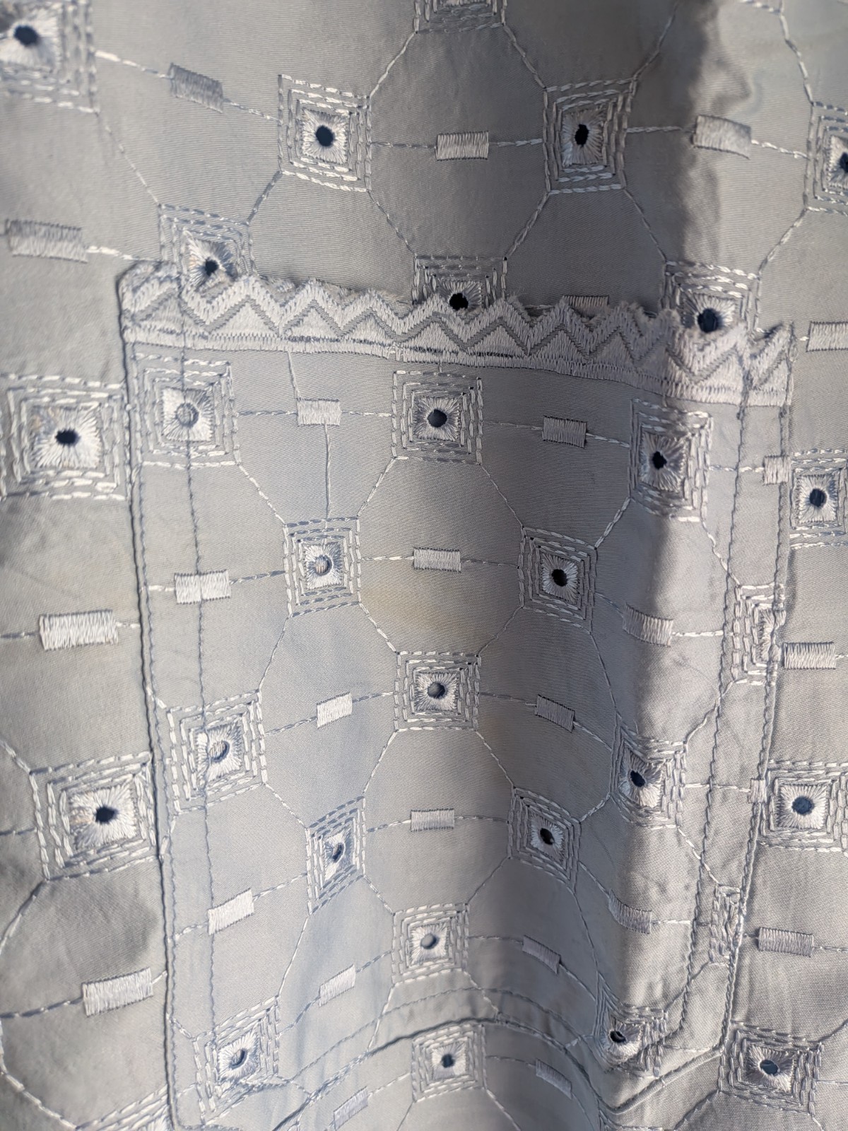 African Men Two Piece Lace Print Top & Pants (Buba & Shokoto), Nigerian style.