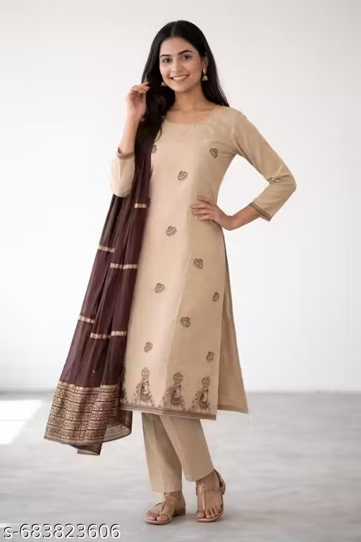 Indian Salwar Kameez Suit Readymade 3Pc Women Party Wear Dress Dupatta