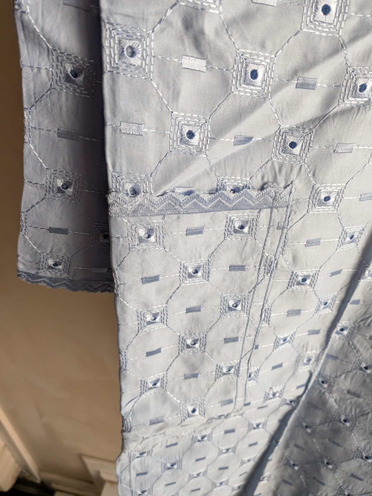 African Men Two Piece Lace Print Top & Pants (Buba & Shokoto), Nigerian style.