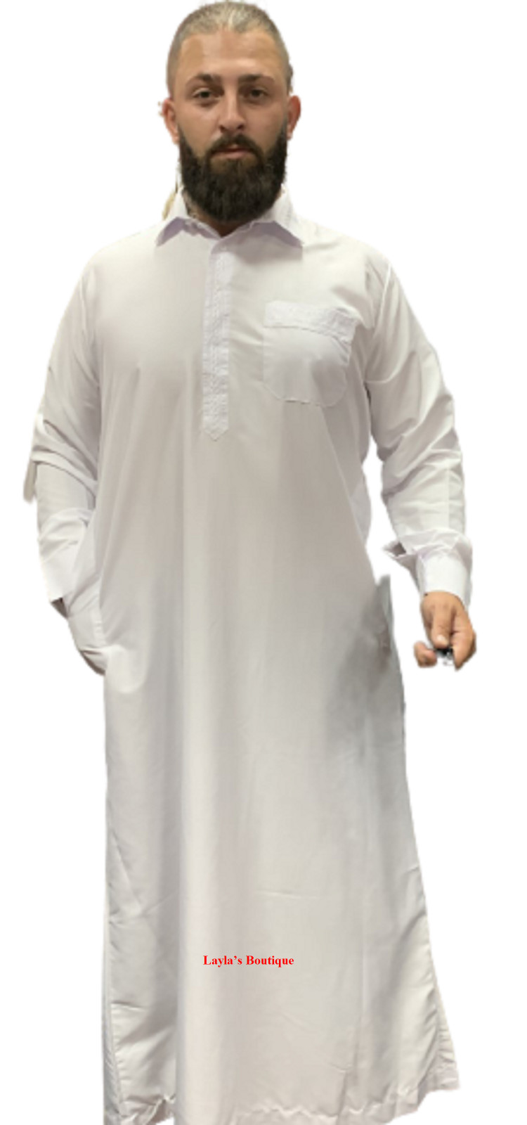 Men’s Arab thoub Cotton blend Both Side Pockets, with pants
