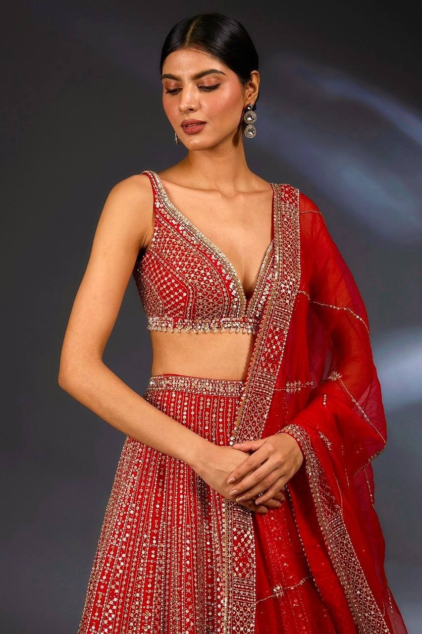Indian Wedding Party New Designer Lehenga Choli Lehenga Pakistani Wear Bollywood