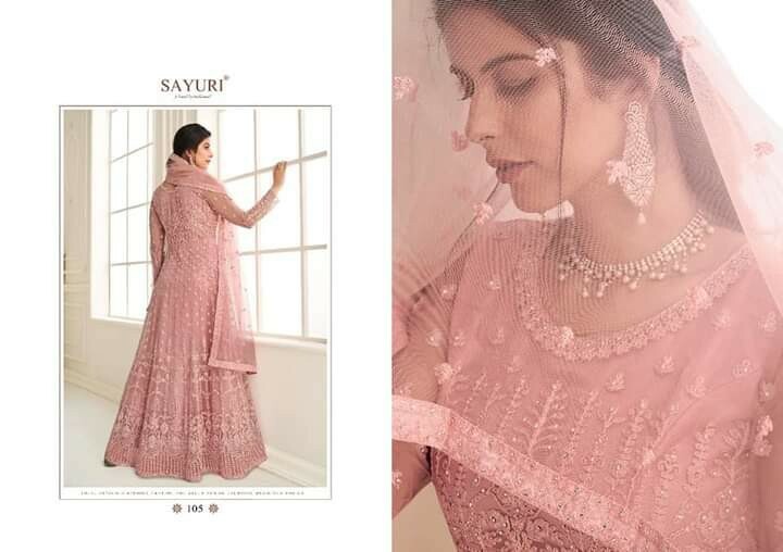 Floor touch Anarkali stitched designer Embroidered Salwar Kameez suit ~42L