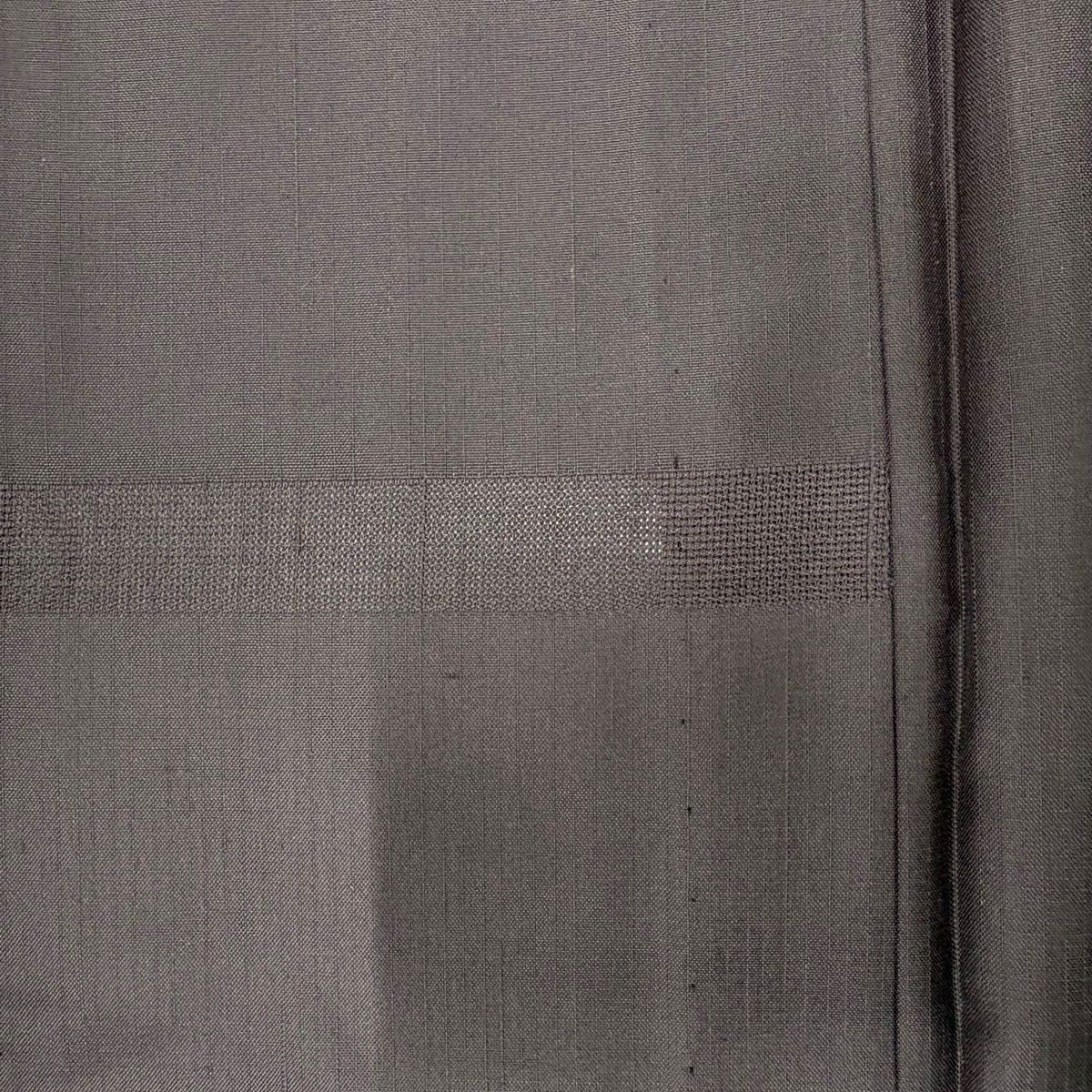 Komon Kimono Signed Stripe Purple Silk 156cm S Unlined Japanese Textile