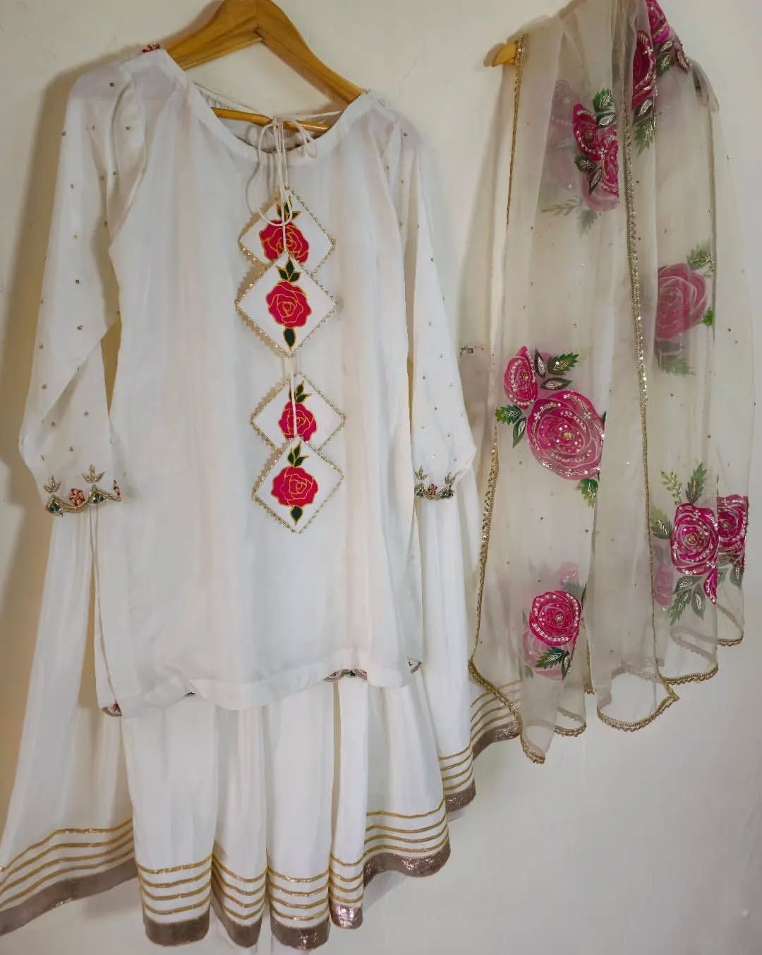 NEW INDIAN PAKISTANI WOMEN SHARARA PLAZZO KURTI PLAZZO PANT SALWAR KAMEEZ SUIT