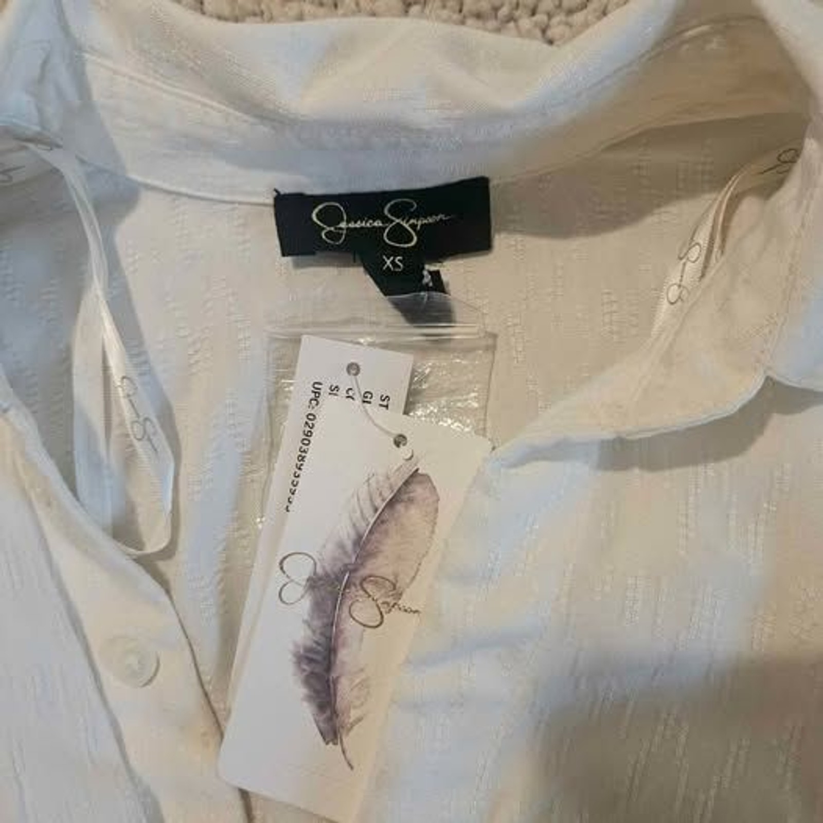 Jessica Simpson White Dress Shirt for Women