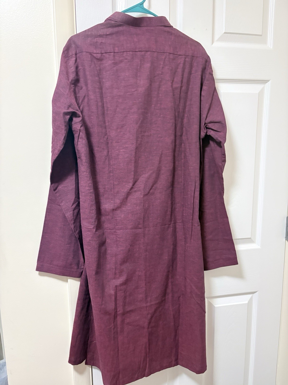 Burgundy Men’s Kurta Size L Chest size 23