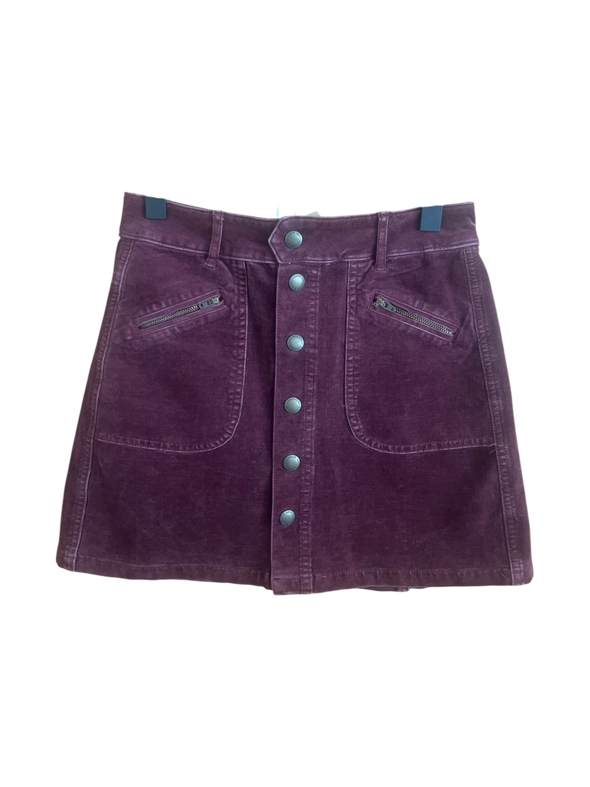 American Eagle New With Tag Women’s Corduroy Mini Skirt Burgundy Size 2 Retro
