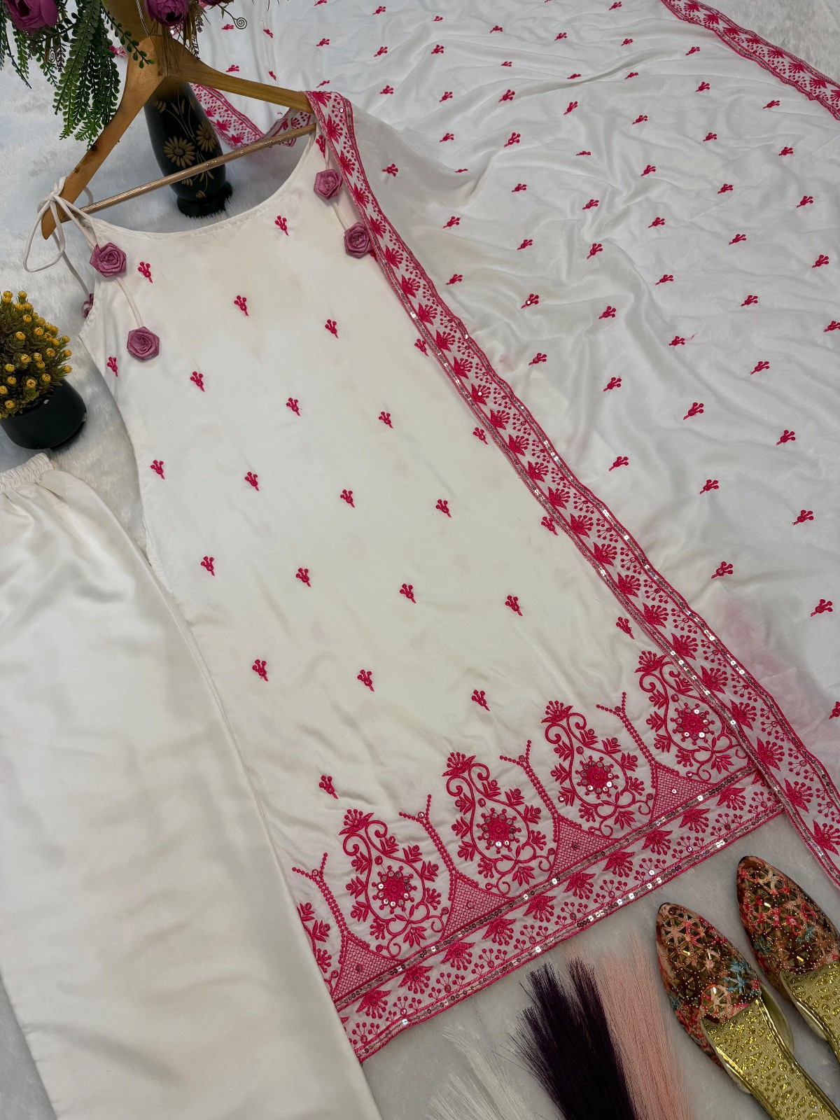 Designer Indian Pakistani top pent Bollywood Dress Party Wear Suit wedding