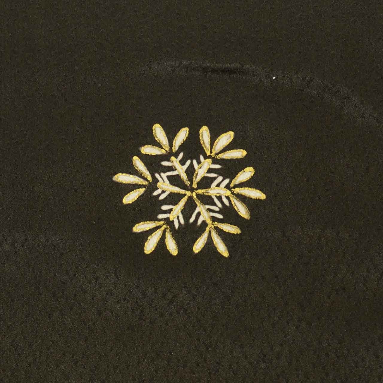 Vintage Japanese Kimono | Haori Jacket | Black Silk | uu2458b