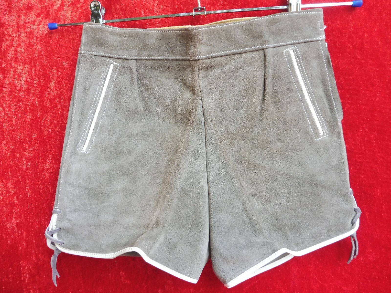 High-Quality Leather Shorts, Size 4 / 104, Made In Germany, Kids!