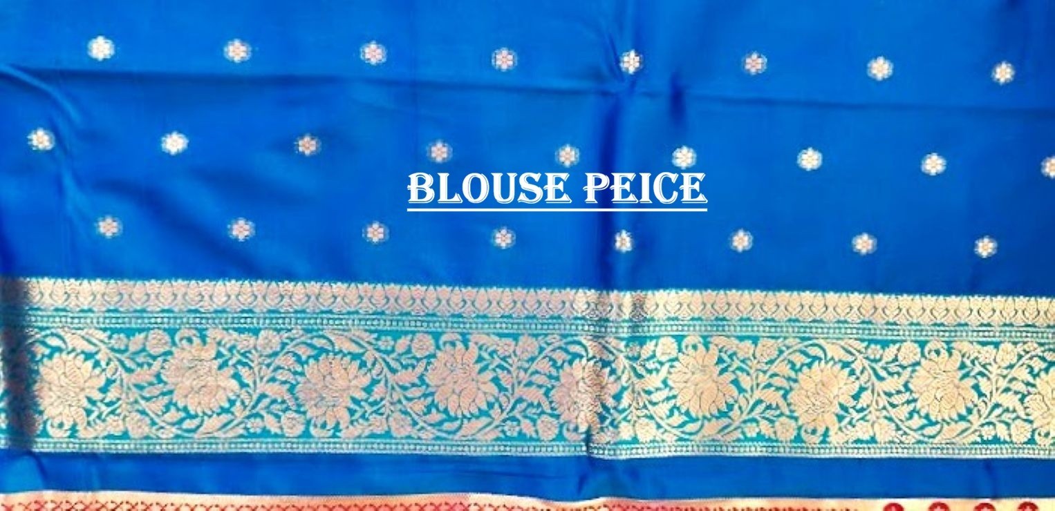 Gorgeous Wedding /Party Wear Saree BANARASI Katan Silk Handloom Ethnic Sari