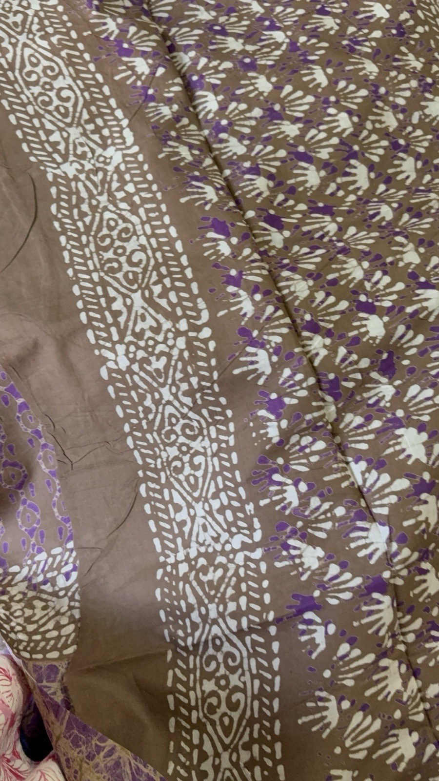 NEW 🆕, Cotton BATIK SAREE. ( Item#L3903 ) including blouse piece. Only $33