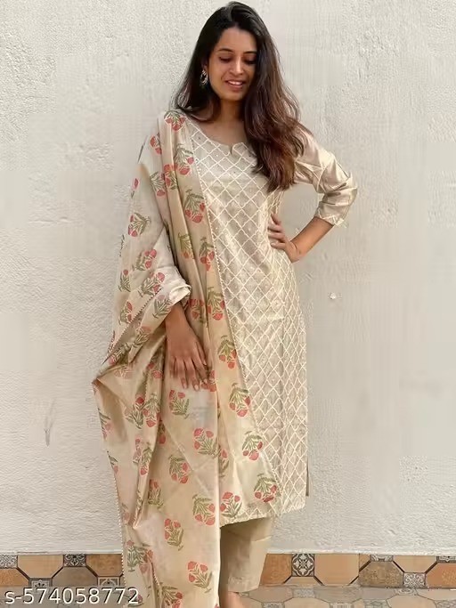 Indian Salwar Kameez Suit Readymade 3Pc Women Party Wear Dress Dupatta