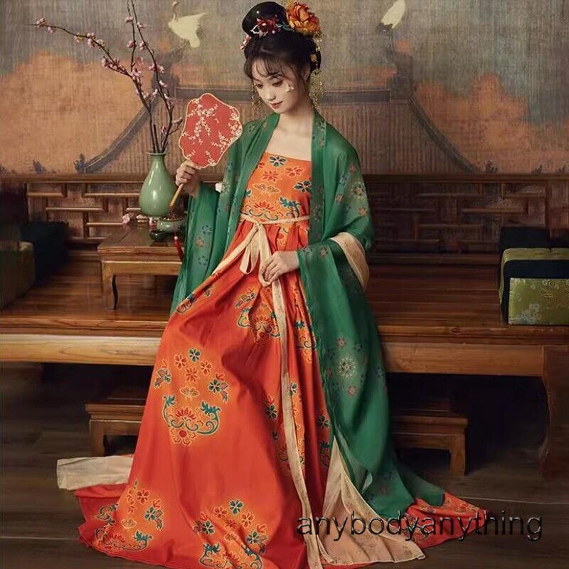 Oriental Costume Tang Dynasty Modern Hanfu Women Chinese Traditional Stage Dance