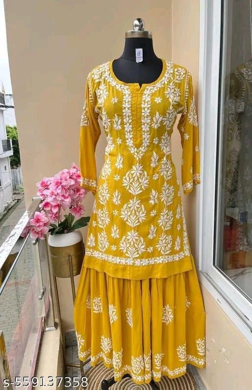 Desigenr Bollywood Party Wear Kurta Set Indian Ethnic Kurti Sharara Set Dress