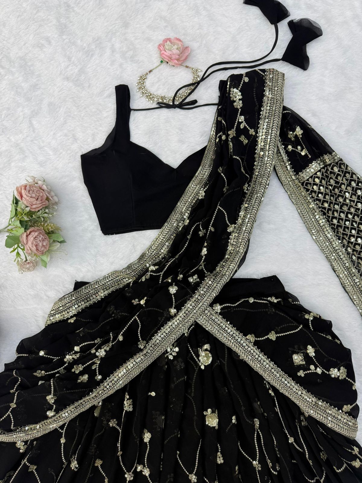 LEHENGA CHOLI INDIAN BOLLYWOOD WEDDING PARTY PAKISTANI WEAR READYMADE