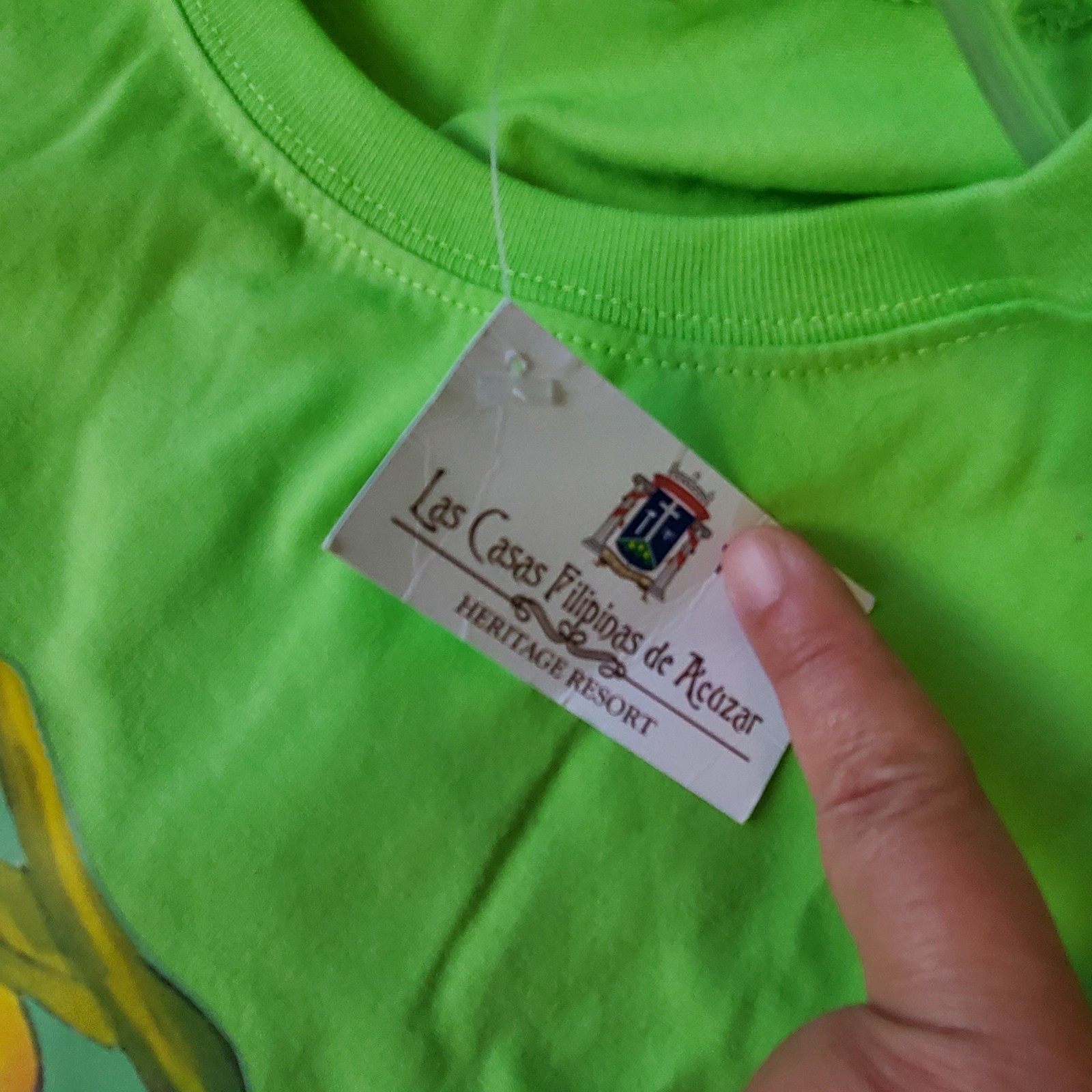 Blue Corner Filipino Mango Graphic T-Shirt Medium Lime Green Philippines