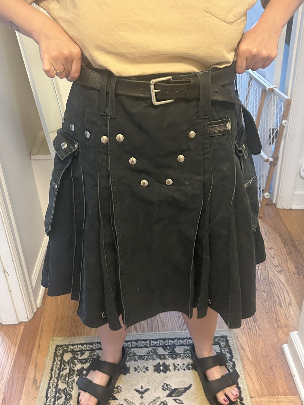 Utilikilts Workman Mens 38 Black Utility Workwear