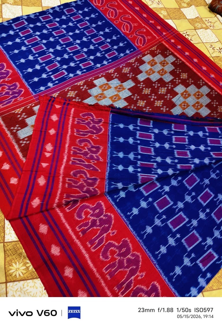 Wedding Sambalpuri Pasapali cotton Sarees,Latest Sambalpuri – Handmade in India