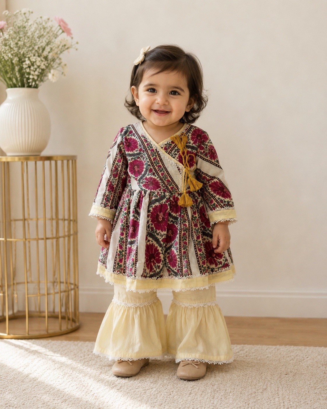 Eastern Wear Dress For 1 To 2 Years Old Girl From Pakistan