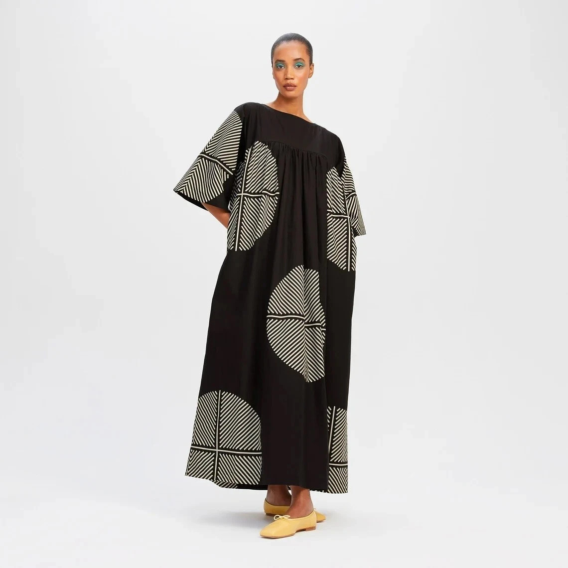 Most Beautiful Black kaftan, Night Wear Caftan , Rayon Cotton Kaftan, J5755